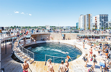 В Дании появился курортный остров с бассейнами